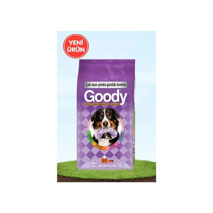 Goody C Vitaminli Kuzu Etli & Pirinçli Yetişkin Köpek Maması 15 kg