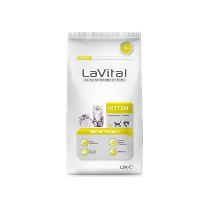 La Vital Kitten Somonlu Yavru Kedi Maması 1,5 Kg