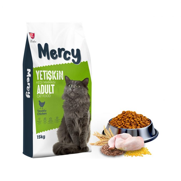 Mercy Tavuklu Yetişkin Kedi Maması 15 kg