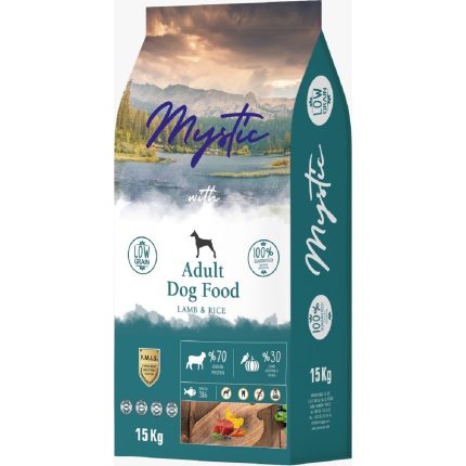 Mystic Az Tahıllı Yetişkin Köpek Maması Kuzulu 15 kg