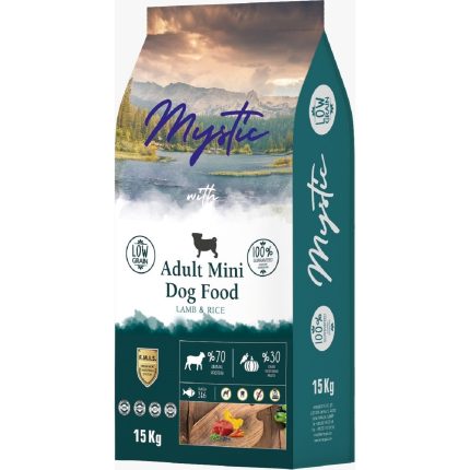 Mystic Az Tahıllı Yetişkin Köpek Maması Mini Orta Kuzulu 15 kg