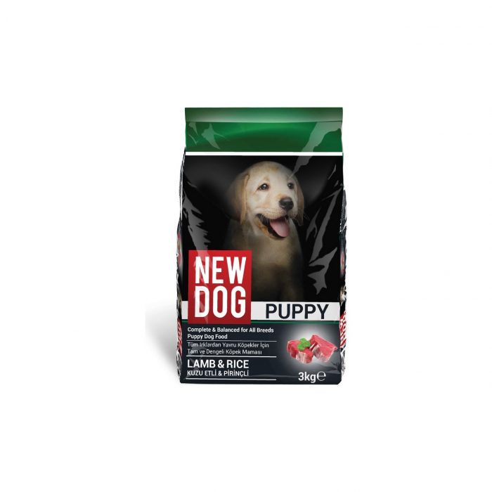 New Dog Kuzu Etli&Pirinçli Yavru Köpek Maması 3 kg