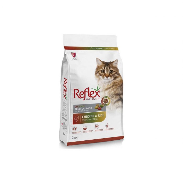 Reflex Gourmet Tavuklu & Pirinçli Yetişkin Kedi Maması 2 Kg