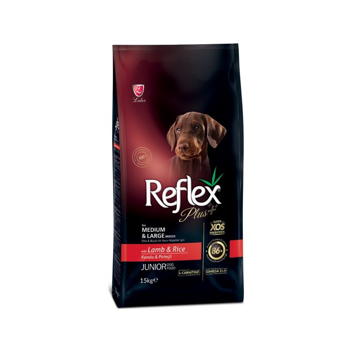 Reflex Plus Kuzulu Pirinçli Yavru Köpek Maması 15 Kg