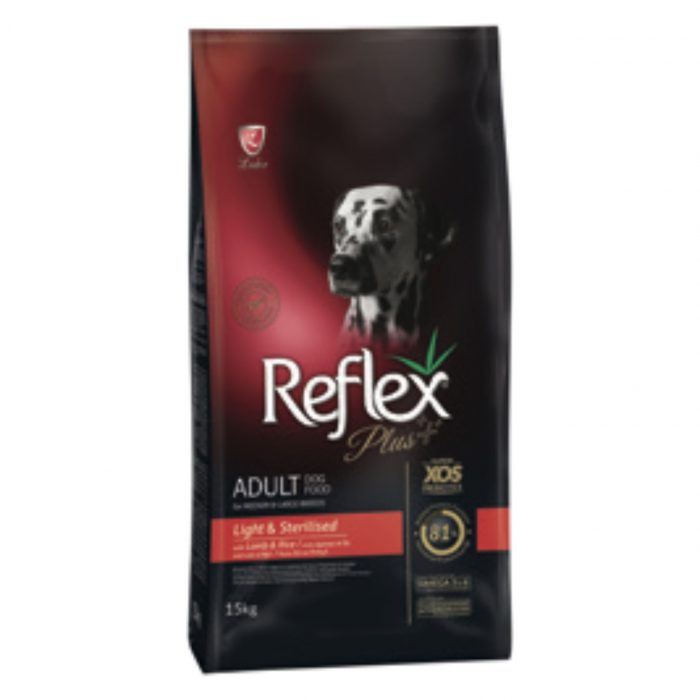 Reflex Plus Light Sterilised Kuzulu Köpek Maması 15 kg
